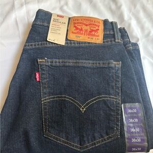 Levi's Dark Blue Straight Jeans